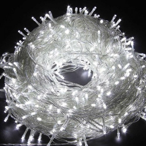Гірлянда Нитка від мережі, 25м, 500LED, Холодний білий