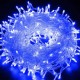Светодиодная гирлянда Нить от сети 18м, 400LED, Синий