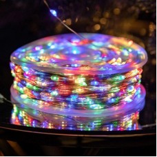 Світлодіодна гірлянда Світлова котушка від мережі, 50 м, 1500 LED + пульт, Мікс