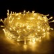Світлодіодна гірлянда від мережі, 500 LED, прозорий дріт, Теплий білий