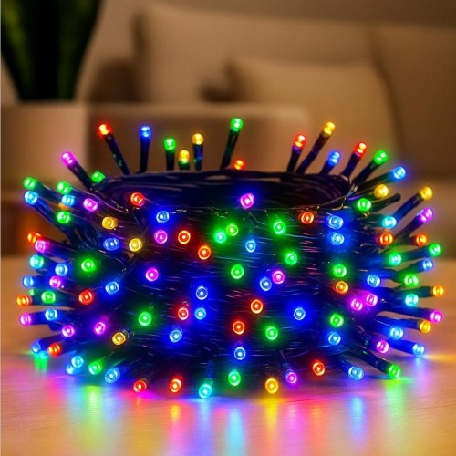 Вулична гірлянда нитка, від мережі, 20м, 200LED, Різнокольоровий
