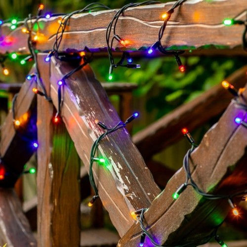 Вулична гірлянда нитка, від мережі, 20м, 200LED, Різнокольоровий Вулична гірлянда нитка, від мережі, 20м, 200LED, Різнокольоровий