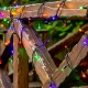 Вулична гірлянда нитка, від мережі, 20м, 200LED, Різнокольоровий