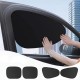 Солнцезащитные шторки в автомобиль, 4 шт