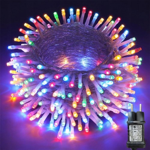 Гірлянда-нитка, від мережі, 40м, 400LED, Різнокольоровий