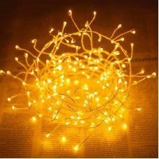 Гірлянда Роса феєрверк 5м 150LED теплий білий від мережі