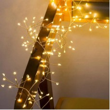 Гірлянда Роса феєрверк 5м 150LED теплий білий від мережі