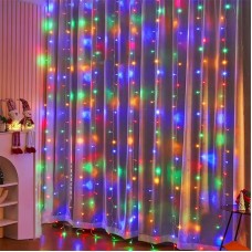 Новорічна гірлянда Штора від мережі, 3х2м, 240Led, Мультиколор, MA422