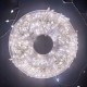 Гирлянда Мишура от сети, 30м, с пультом, 900LED, Холодный белый