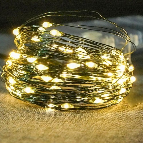 Світлодіодна гірлянда Роса від мережі, 20м, 200LED, Теплий білий