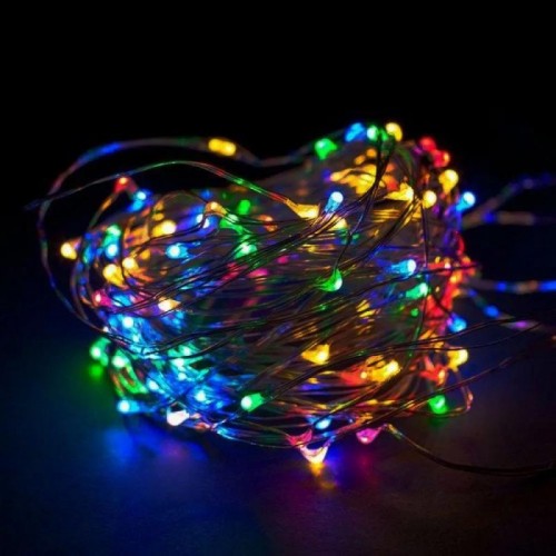 Гірлянда Роса від мережі, 20м, 200LED, Різнокольоровий