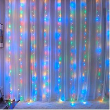 Гірлянда Штора, від мережі, 2х2м, 160 led, Xmas, Мультиколір