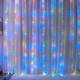 Гирлянда Штора, от сети, 2х2м, 160 led, Xmas, Мультицвет