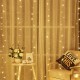 Новогодняя гирлянда Штора от сети, 3х2м, 240Led, Теплый белый, MA422