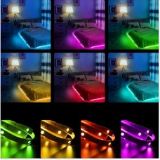 Світлодіодна стрічка 10м USB з Bluetooth та пультом BL-5V-USB — купити RGB стрічку для інтер'єру