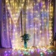 Світлодіодна гірлянда Штора від мережі, 3х2м, 200LED, Різнокольоровий