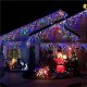 Гирлянда Штора от сети, 6м, 100LED, Разноцветный