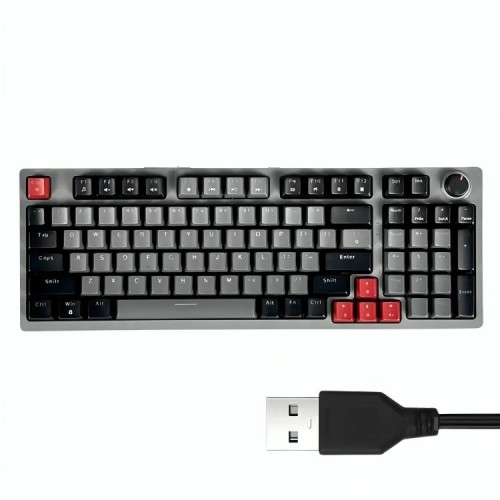 Провідна клавіатура з підсвічуванням, USB, 1,6 м, JEDEL KL-114