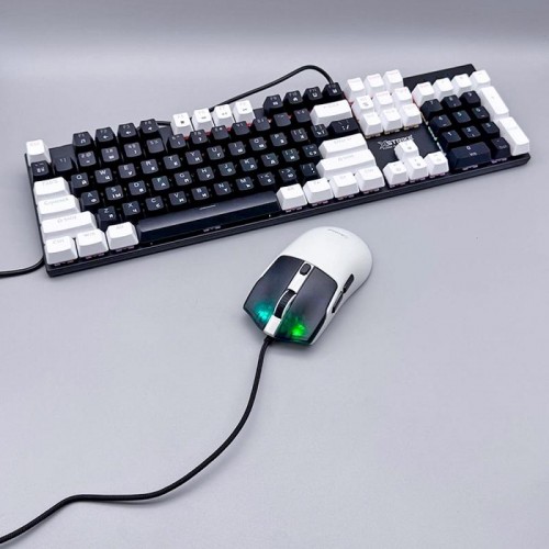 Дротова клавіатура мембранна з підсвічуванням + мишка RGB USB XSTRIKE X-1011