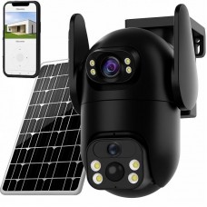 Вуличная камера відеоспостереження 4G з сонячною панеллю VQ005 Solar PTZ 6MP