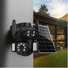 Камера видеонаблюдения 4G с солнечной панелью VQ006 Solar PTZ 8MP
