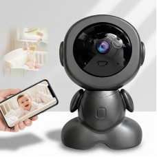 Поворотна відеокамера USB Q1 360° чорна з мікрофоном