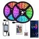 LED лента от сети 2шт, 5м, 12V + пульт и блок питания