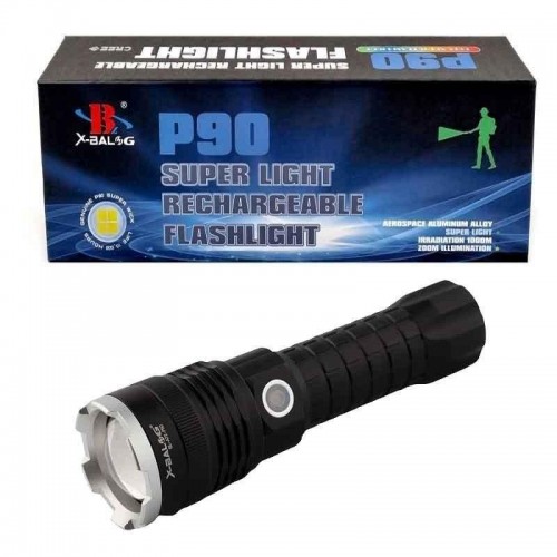 Ручний ліхтарик акумуляторний з функцією Zoom, 1х26650, BL-A72-P90