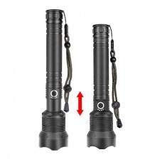 Тактичний ліхтарик X92-P90 з Zoom та USB зарядкою 2х18650