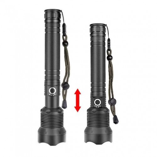 Тактический фонарик с функцией Zoom, 2х18650, USB, X92-P90 Тактический фонарик с функцией Zoom, 2х18650, USB, X92-P90