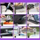 Автомобільний пилосос акумуляторний + 9 насадок, від USB, HL-121