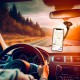 Автотримач для телефону на присосці на скло Budi Flex Universal CM560B, Чорний
