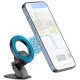 Автодержатель магнитный для телефона 360°, Budi CM573B, Черный