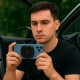 Швидка бездротова зарядка 15W з магнітним тримачем для телефона Budi WL3800X, Чорний