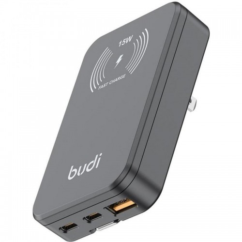 Бездротова зарядка Budi PD 30W (USB+2xType-C)