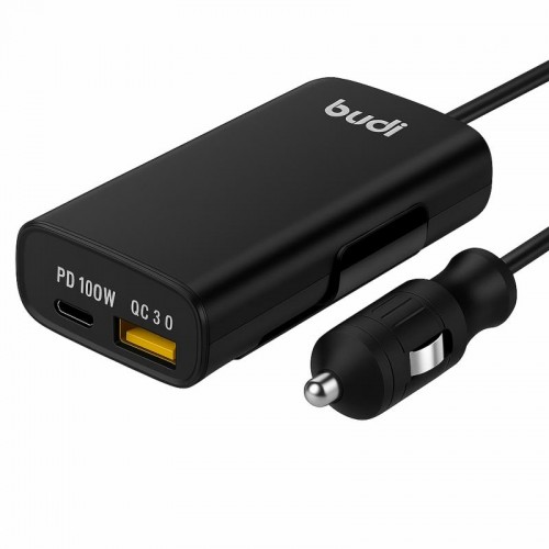 Автомобильное зарядное устройство 118W, Type-C, QC 3.0 USB-A, CC069B
