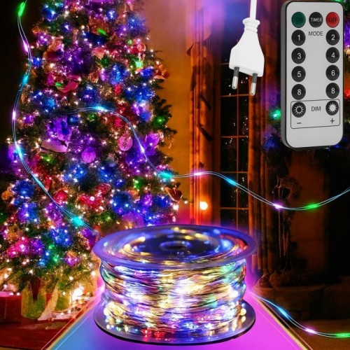 Гирлянда от сети на 350 LED + пульт, Микс