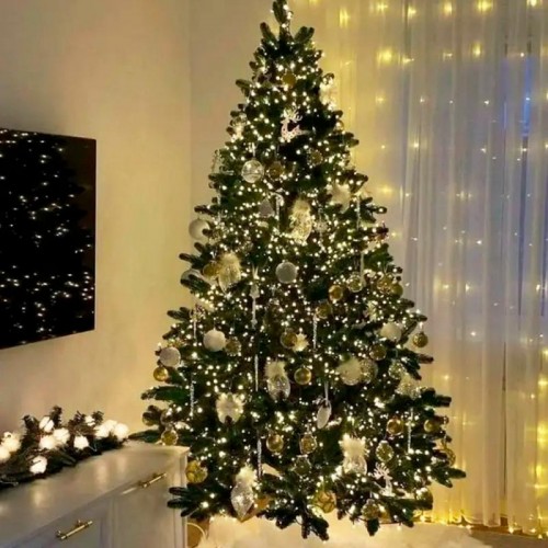 Гірлянда від мережі, 100м, 400LED, білий провід + пульт, Теплий білий Гірлянда від мережі, 100м, 400LED, білий провід + пульт, Теплий білий