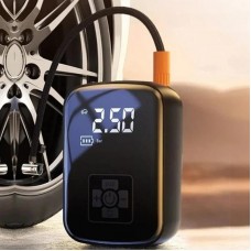 Портативний акумуляторний компресор 1800mAh з ліхтариком і 3 насадками