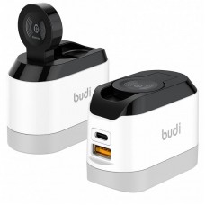 Сетевое зарядное устройство 20W (USB, Type-C, QC3,0) Budi AC330WEW