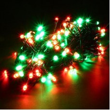 Гирлянда от сети, 100LED, микс, Черный провод