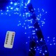 Гірлянда феєрверк від мережі 10 м, 300 LED + пульт, Синій