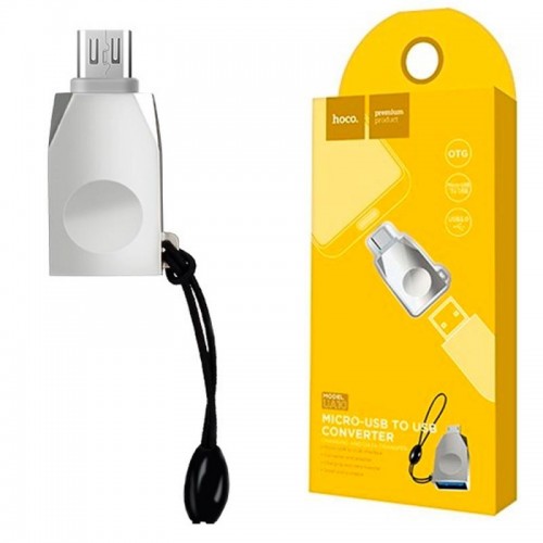 Адаптер MicroUSB - USB,  Hoco UA10