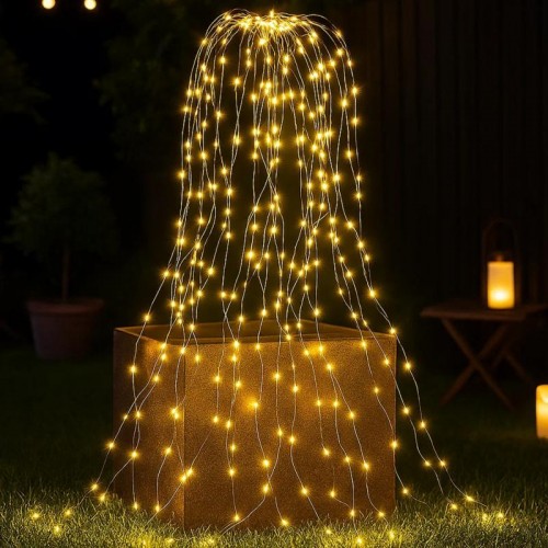 Гірлянда Кінський хвіст від мережі, 2м, 200LED, Теплий білий