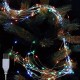Гирлянда от USB, 2м, 20 нитей, 400LED, Конский хвост, Мультиколор