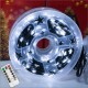 Гирлянда Роса от сети, 5м, 190LED + пульт, Холодный белый