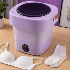 Мини-стиральная машина с центрифугой 6л, 29,5x29,5x29 см, TS-8806, Фиолетовый