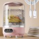 Мини стиральная машинка с отжимом, 3л, от USB, 25,5х15см, Розовый
