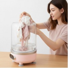 Мини стиральная машинка с отжимом, 3л, от USB, 25,5х15см, Розовый