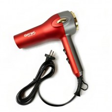 Фен для волос с насадкой 2000W, Gemei GM-1786, Красный